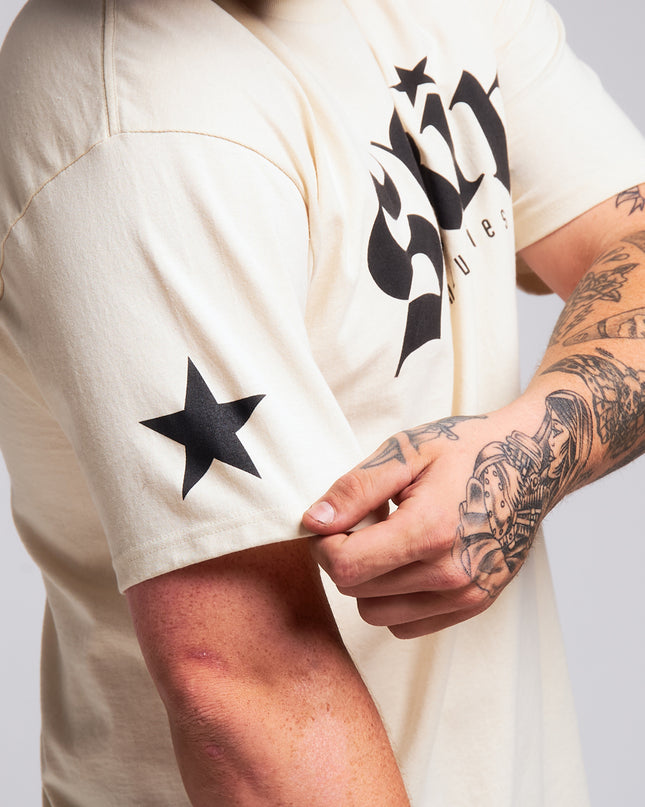 Men’s S/S Tee Standard | Fundation - Natural
