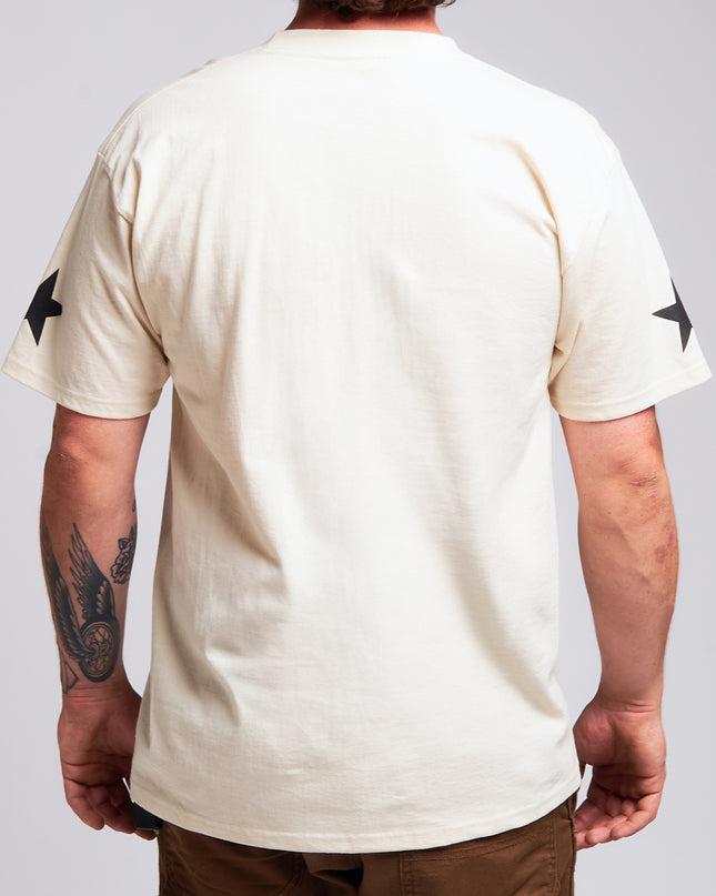 Men’s S/S Tee Standard | Fundation - Natural