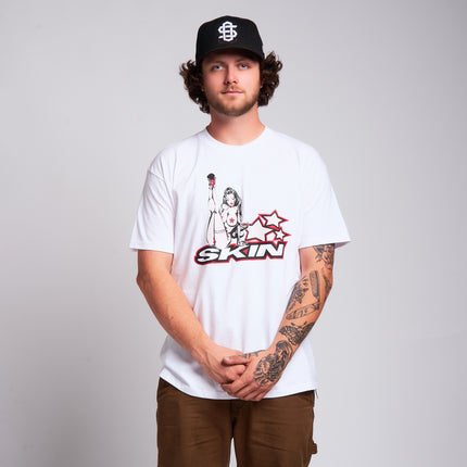 Men’s S/S Tee Standard | Super Star - White
