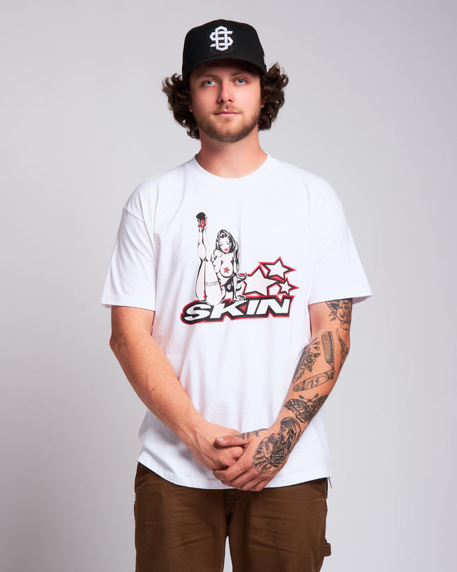 Men’s S/S Tee Standard | Super Star - White