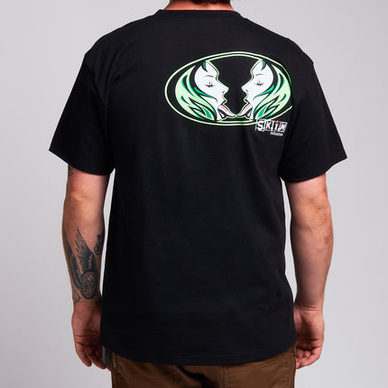 Men’s S/S Tee Standard |Kiss It - Black/Green