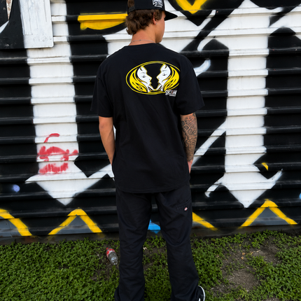 KISS IT - Black w/ Yellow | CORE Tee
