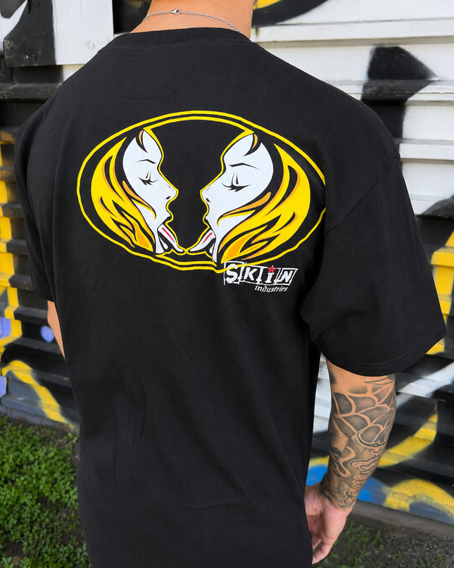 KISS IT - Black w/ Yellow | CORE Tee