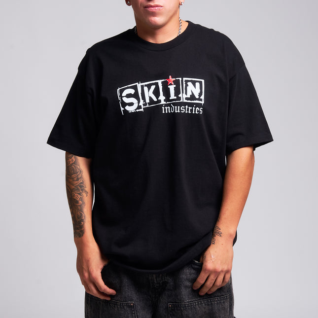 Men’s S/S Tee Standard |Kiss It - Black/Yellow