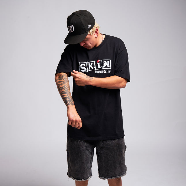 Men’s S/S Tee Standard |Kiss It - Black/Yellow