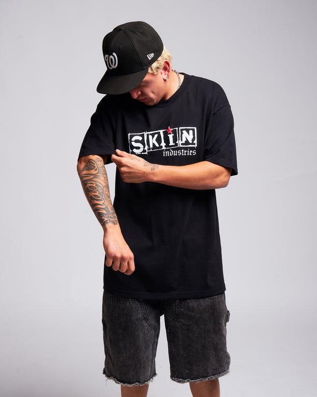 Men’s S/S Tee Standard |Kiss It - Black/Yellow