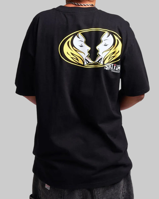 Men’s S/S Tee Standard |Kiss It - Black/Yellow