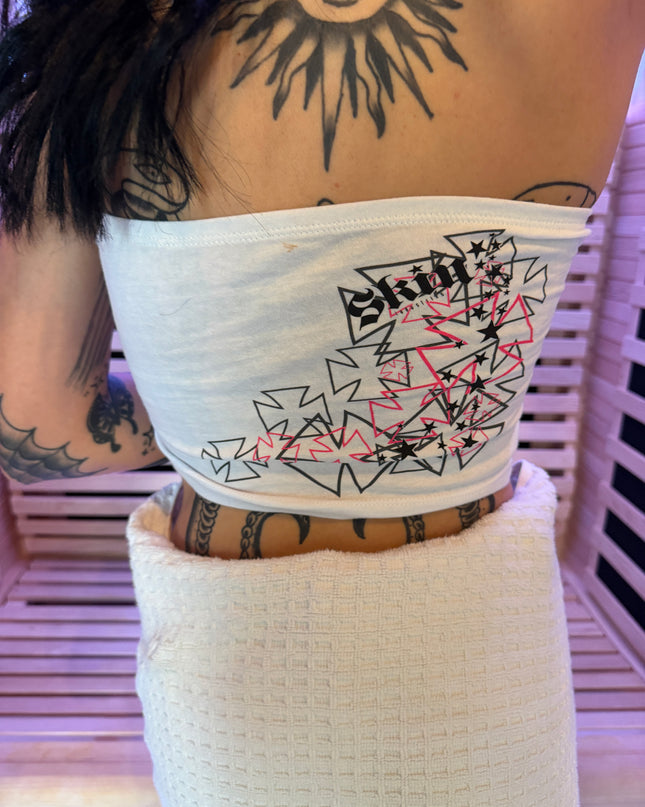 Women's Tube Top | ANGELIC - White