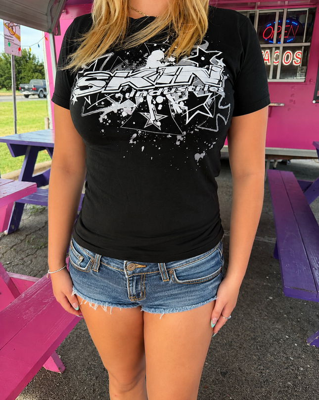 Women’s S/S Fitted Tee (Classic) | SLICK - Black