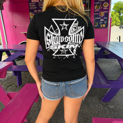 Women’s S/S Fitted Tee (Classic) | SLICK - Black
