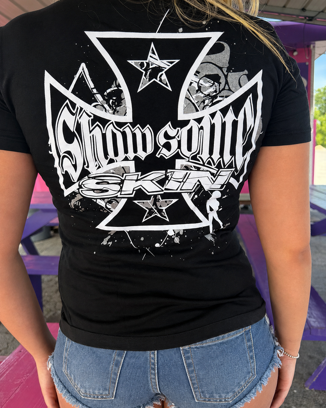 Women’s S/S Fitted Tee (Classic) | SLICK - Black