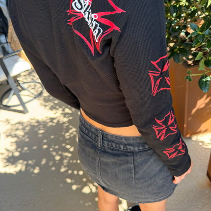 DERRY BERRY - Black (Crop Thermal)