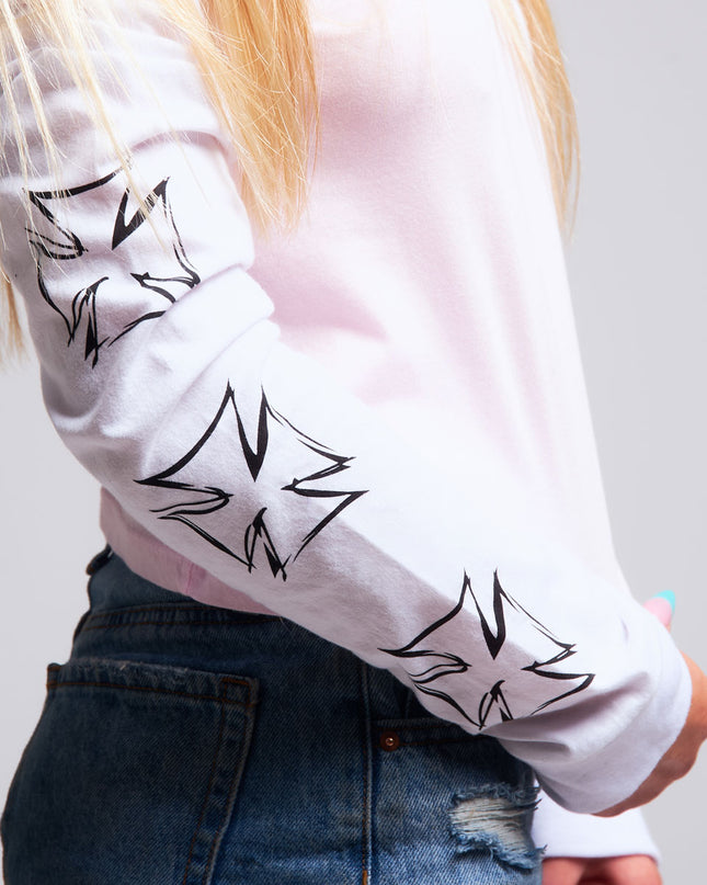 Women’s 2Fer Crop Tee | DERRY BERRY - Pink