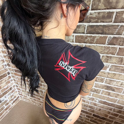 DERRY BERRY | Black (Baby Tee)