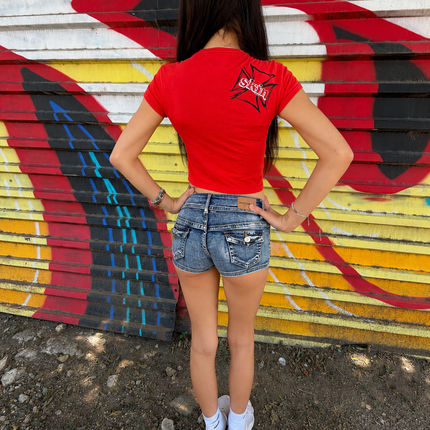 DERRY BERRY | Red (Baby Tee)