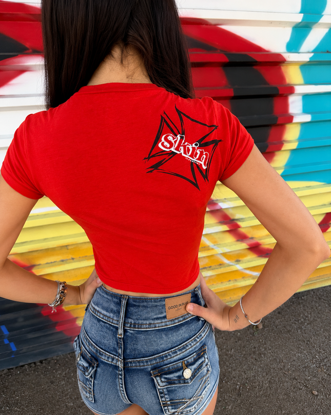 DERRY BERRY | Red (Baby Tee)