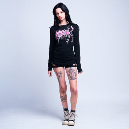 Women’s L/S Thermal Tee | DRIPS - Black
