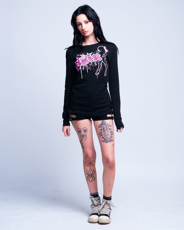 Women’s L/S Thermal Tee | DRIPS - Black