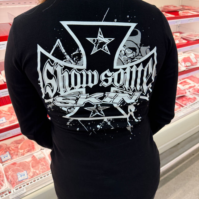 Women’s L/S Thermal Tee | SLICK - Black