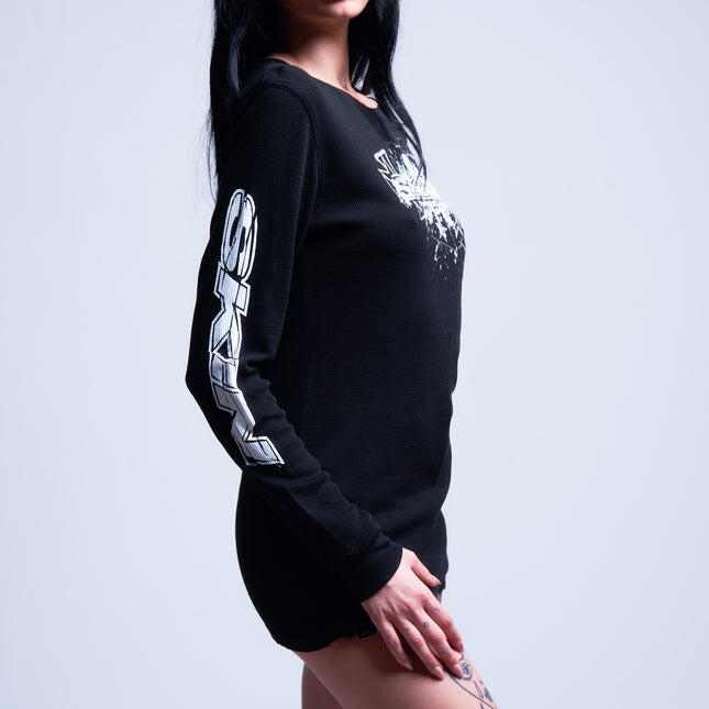 Women’s L/S Thermal Tee | SLICK - Black