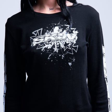 Women’s L/S Thermal Tee | SLICK - Black