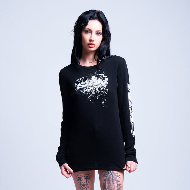 Women’s L/S Thermal Tee | SLICK - Black