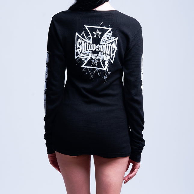 Women’s L/S Thermal Tee | SLICK - Black