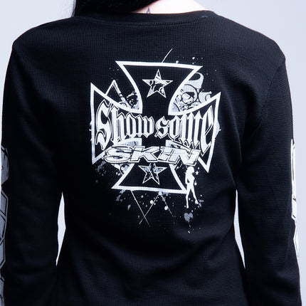 Women’s L/S Thermal Tee | SLICK - Black