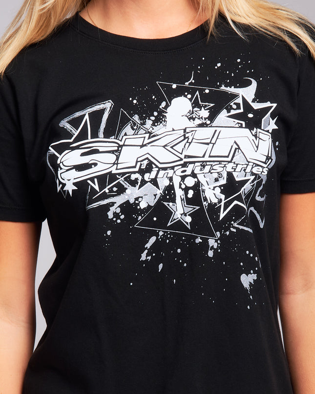 Women’s S/S Fitted Tee (Classic) | SLICK - Black