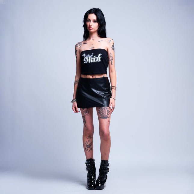 Womens Tube Top | SMOKEY - Black