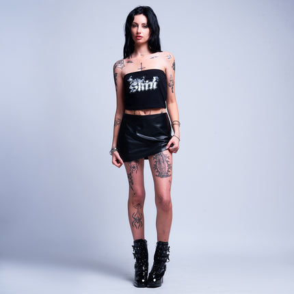 Womens Tube Top | SMOKEY - Black