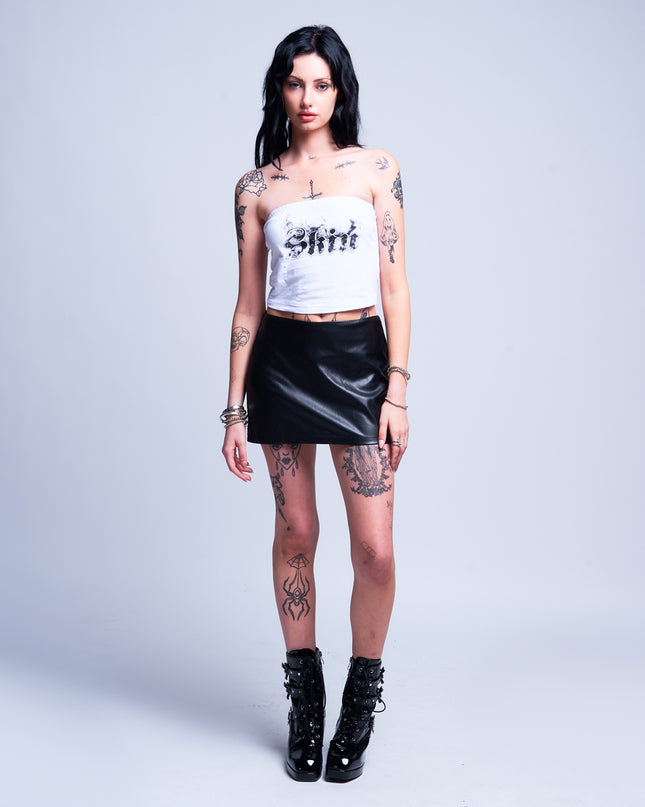 Women's Tube Top | SMOKEY - White