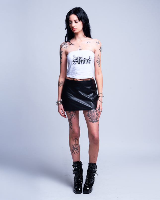 Women's Tube Top | SMOKEY - White
