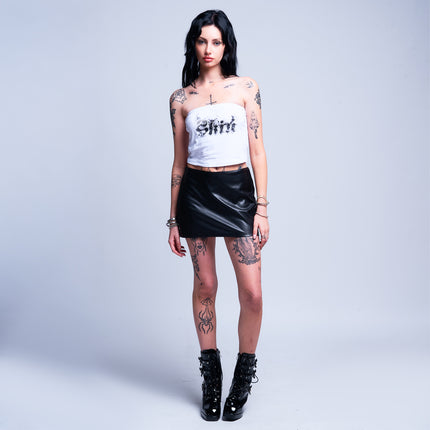 Womens Tube Top | SMOKEY - White