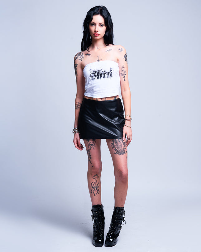 Women's Tube Top | SMOKEY - White