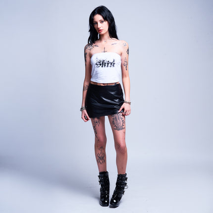 Womens Tube Top | SMOKEY - White