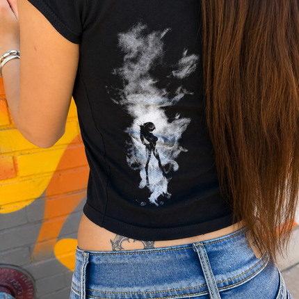 SMOKEY | Black (Baby Tee)