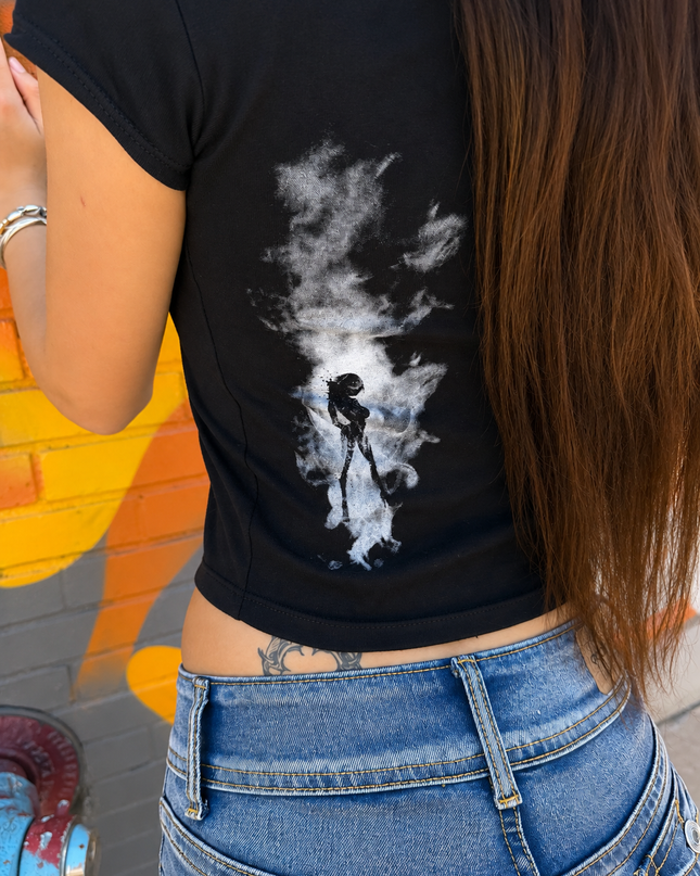 SMOKEY | Black (Baby Tee)