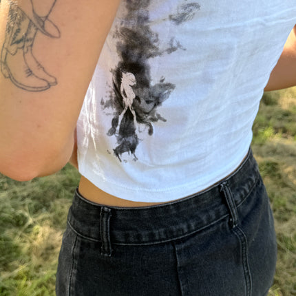 SMOKEY | White (Baby Tee)