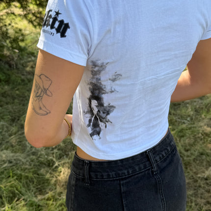 SMOKEY | White (Baby Tee)