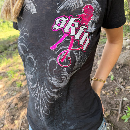 WINGED | Black (Fitted Tee)