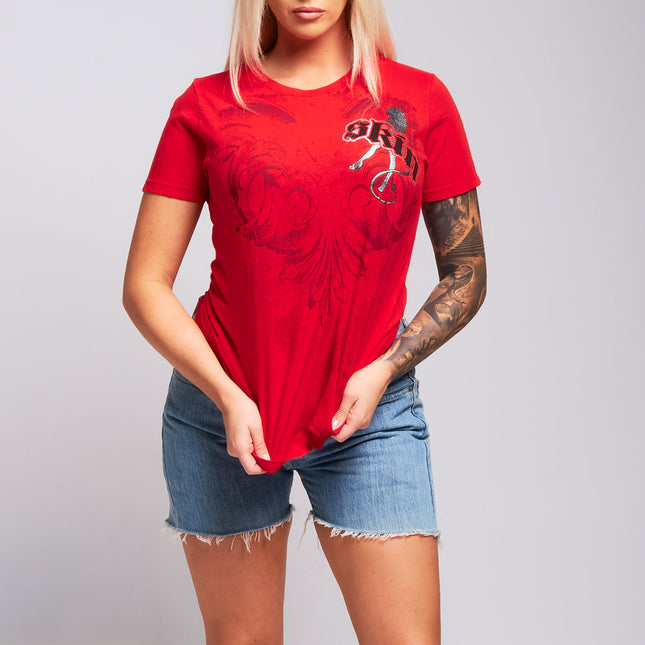 Women’s S/S Classic Baby Doll | WINGED - Red