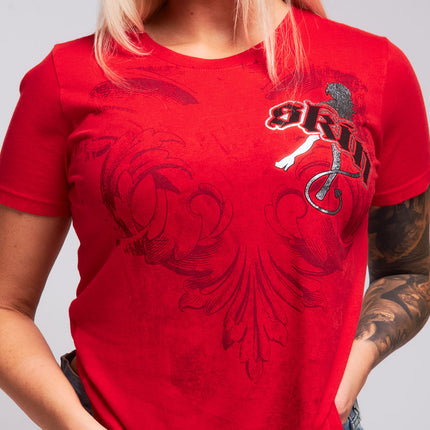 Women’s S/S Classic Baby Doll | WINGED - Red