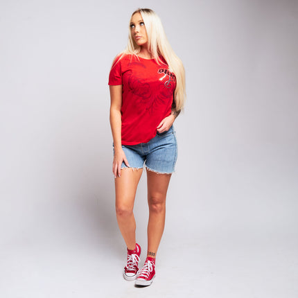 Women’s S/S Classic Baby Doll | WINGED - Red