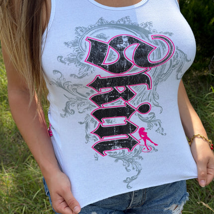 CASCADE - White (BB Tank)