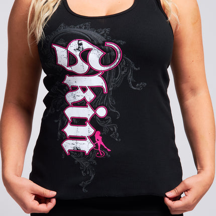 Womens Beater Tank | CASCADE - Black