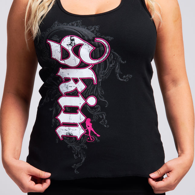 Womens Beater Tank | CASCADE - Black