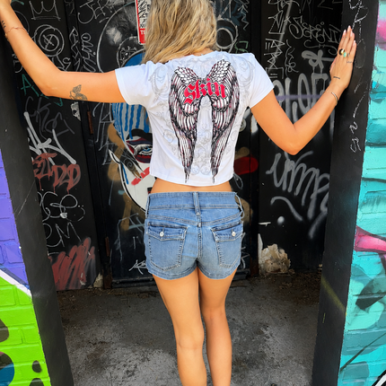 DAYDREAM | White (Baby Tee)