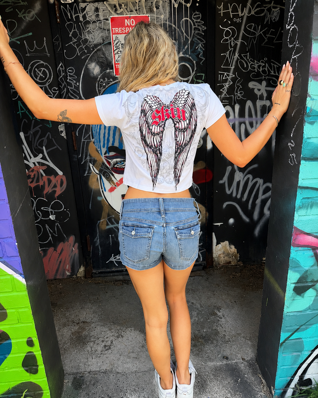 DAYDREAM | White (Baby Tee)