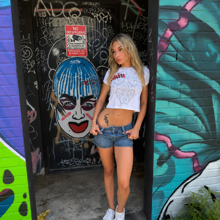 DAYDREAM | White (Baby Tee)